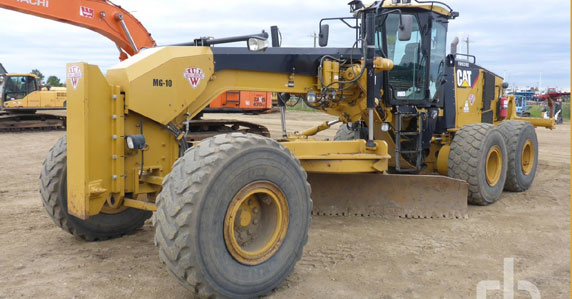 Caterpillar Motor Grader Construction equipment sold by Ritchie Bros.