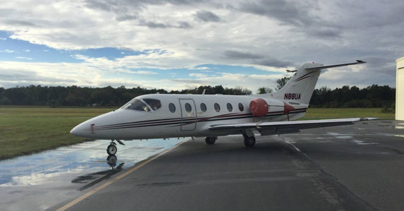Foremost-Commander Beechjet airplane sold by Ritchie Bros.